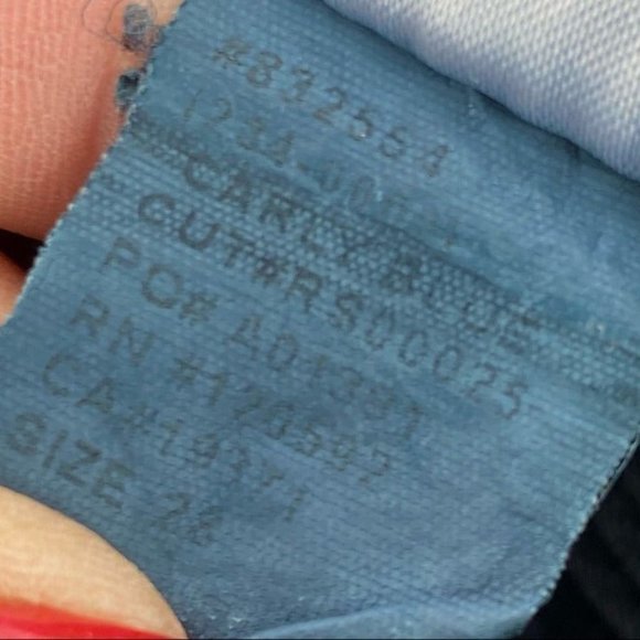 Rich & Skinny Skinny Jeans in Carly Blue Lower Rise Stretch Dark Wash Sz 28 - Picture 7 of 8